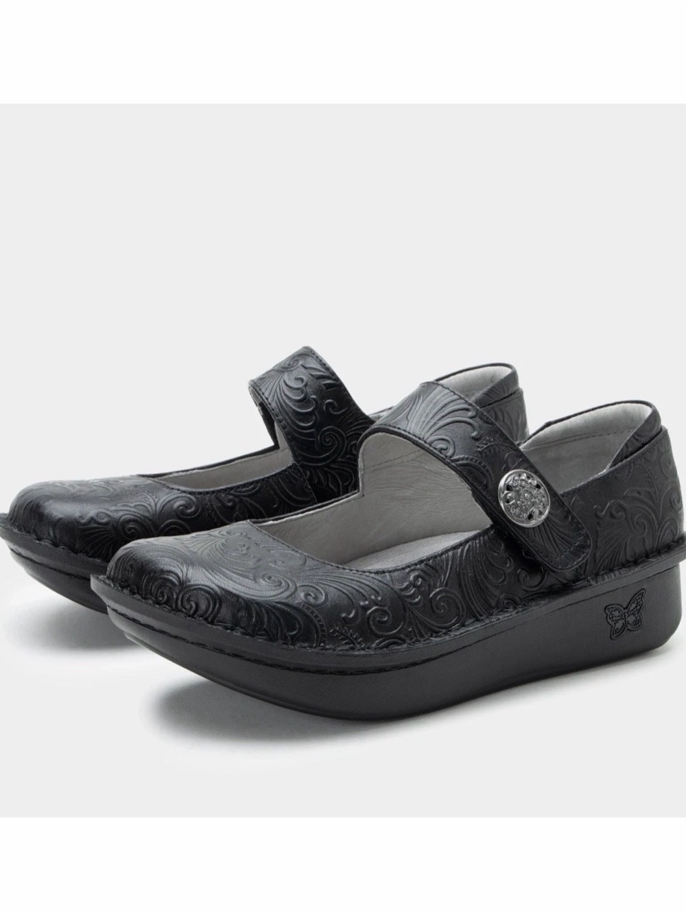 Alegria Shoes Sz EU39 US 8.5 Paloma Night N Gale Nurse Shoes Mary Jane Black